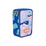 Milan Plumier 3 Pisos Con Contenido Serie Especial Blue Odyssey