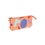 Milan Portatodo 5 Compartimentos Serie Especial Fun Animals Naranja