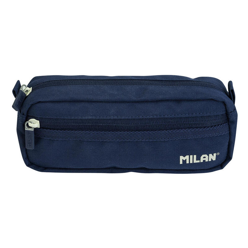 Milan Portatodo Rectangular 2 Cremalleras Serie 1918 Azul Marino