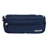 Milan Portatodo Rectangular 2 Cremalleras Serie 1918 Azul Marino