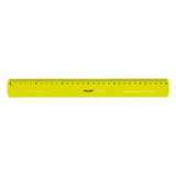 Milan Regla Flexible Y Resistente - Longitud 30cm - Color Amarillo
