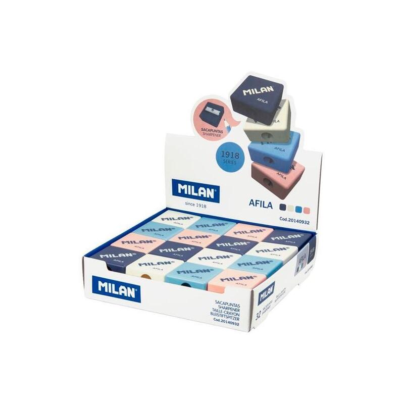 Milan Sacapuntas Afila Serie 1918 Caja Expositora 32u C/Surtidos