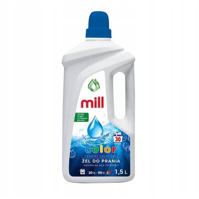 Mill Gel Detergente Color 1,5 L (Paquete Colectivo De 8 Unidades)