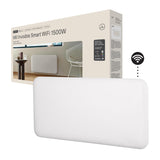 Mill Invisible Radiador Eléctrico Wi-Fi 1500w, Calefactor Inteligente 18-22 M2, Blanco, Diseño Noruego