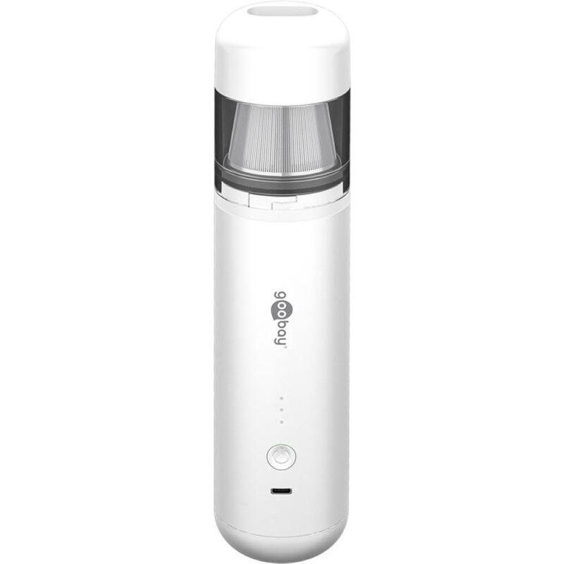 Mini Aspiradora Inalámbrica  80 W,Blanco, 7 Boquillas Y 3 Cepillos Para Limpiar Accesorios De Oficina, Interiores De Coches