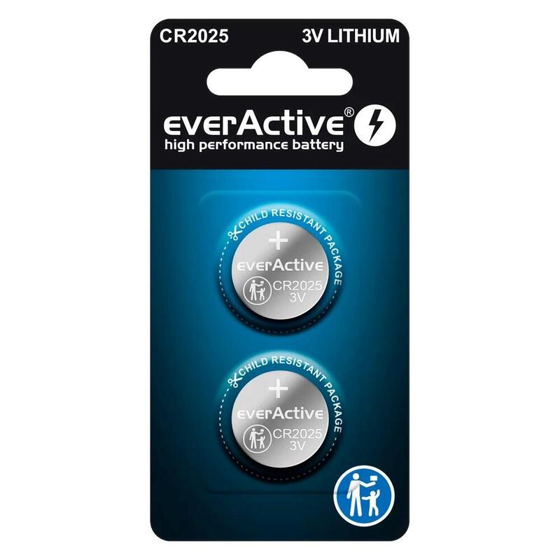 Mini Batería De Litio Everactive Cr2025 - Blister 2 Uds.