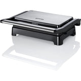 Mini Grill Gorenje Sm701sb  Potencia 700 W, Placa Fija, Acero Inoxidable Negro