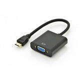 Mini Hdmi: Han - Vga: Hun  Adapter, Med 3,5mm Audio,