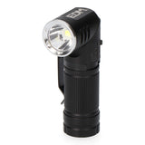 Mini Linterna 1 Led. Cabezal Direccionable. Recargable 8w 450lm Edm