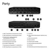Mini Pc Hp Elitedesk 8 Mini G2i Desktop Next Gen Ai Pc Copilot+ Pc Intel Core Ultra 7 356h 16 Gb Ddr5-Sdram 512 Gb Ssd Windows 11 Pro
