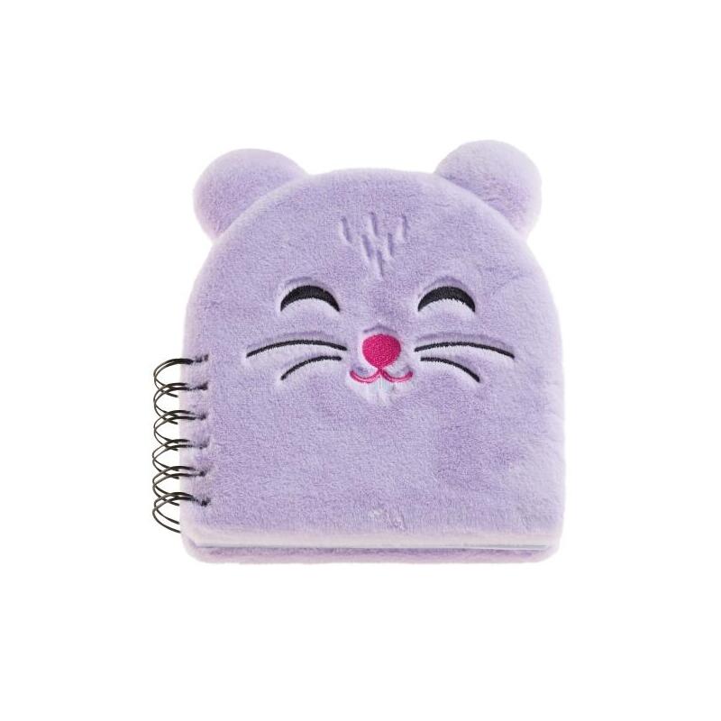 Miquel Rius Back2fun Cuaderno Peluche Hamster - 160 Hojas Rayadas De Papel 80 G/M2 - Guardas Estampadas Y Primera