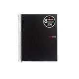 Miquel Rius Notebook8 Cuaderno De Espiral Formato A5 - 200 Hojas De 70 Gr Microperforadas Con 4 Taladros - Cubiertas De