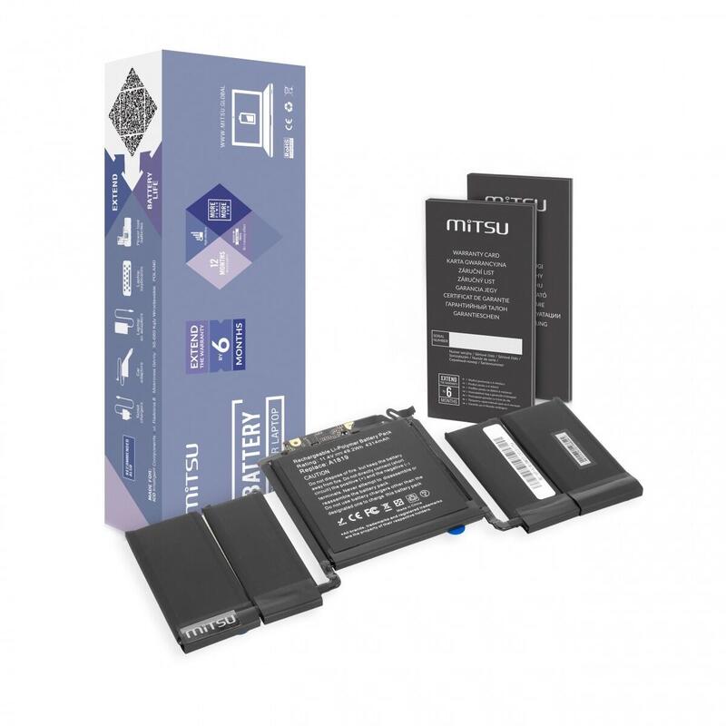 Mitsu Macbook Pro13     A1819 A1706 4314mah
