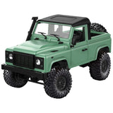 Mn90 1/20 Camioneta Rc 4wd Todoterreno, Buggy Escalador De Metal Con Luces, Coche De Control Remoto, Juguete De Carreras Todoterreno 2.4g
