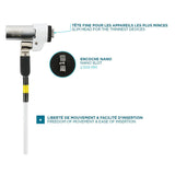 Mobilis 001329 Cable Antirrobo Blanco 1,8 M