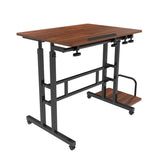 Mobilne Escritorio Ajustable Mc-124 B Max 50kg, Ajuste De Altura 67-115 Cm, Blat 80x60 Cm