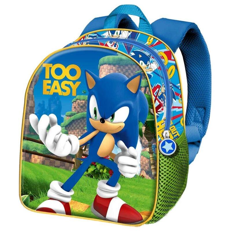 Mochila 3d Easy Sonic The Hedgehog 30cm