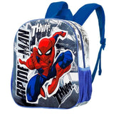 Mochila 3d Jumping Spiderman Marvel 31cm