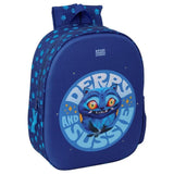Mochila 3d Leds Derpy Kpop Demon Hunters 33cm