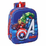 Mochila 3d Los Vengadores Avengers Marvel 27cm