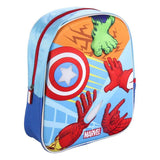 Mochila 3d Luces Los Vengadores Avengers Marvel 31cm