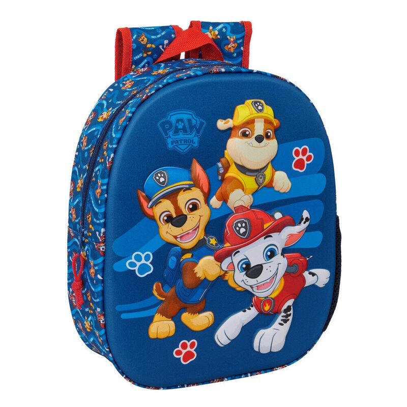 Mochila 3d Patrulla Canina Paw Patrol 33cm