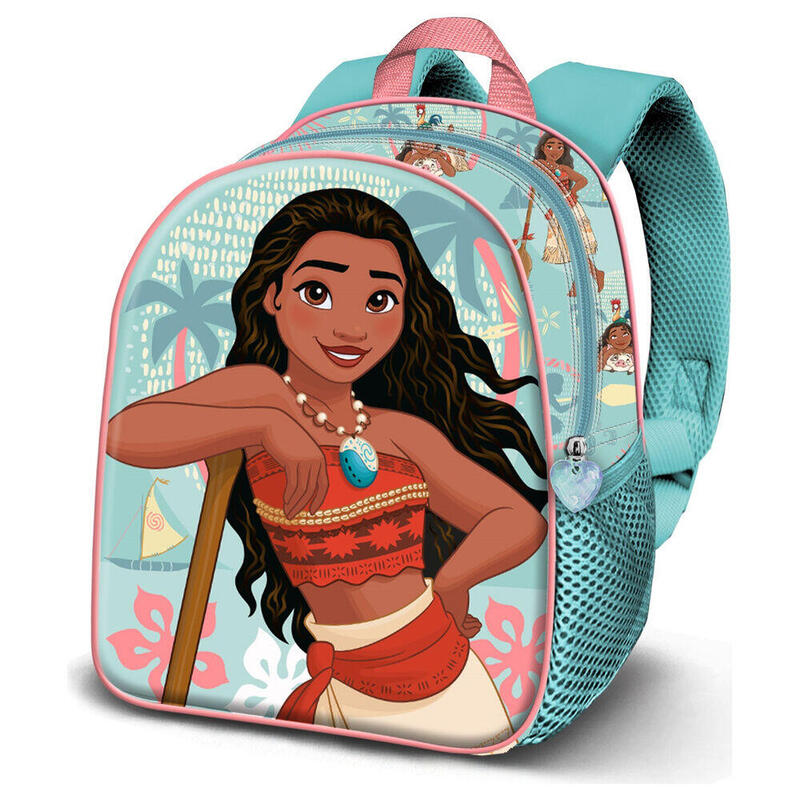 Mochila 3d Pretty Vaiana Moana Disney 31cm
