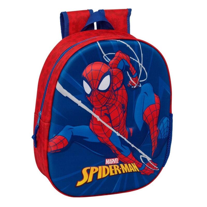 Mochila 3d Spiderman Marvel 33cm
