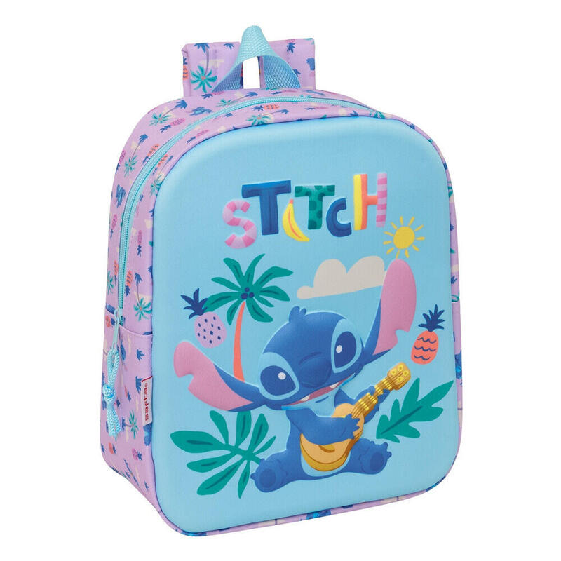 Mochila 3d Stitch Disney 27cm