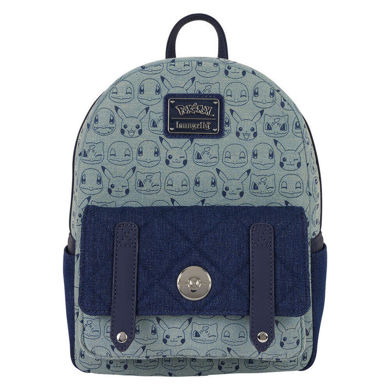 Mochila Denim Pokemon Loungefly 29cm