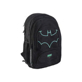 Mochila Escolar Grande 46 Cm Batman Black