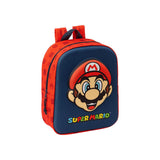 Mochila Guarderia 3d Bolsillo Red Super Mario