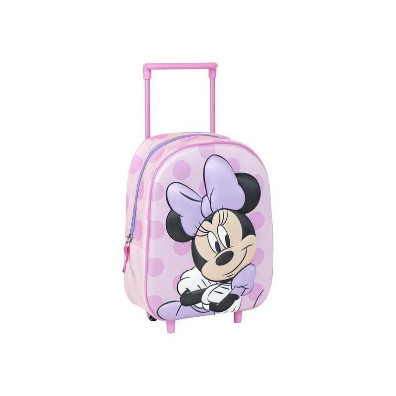 Mochila Infantil Trolley 3d Minnie