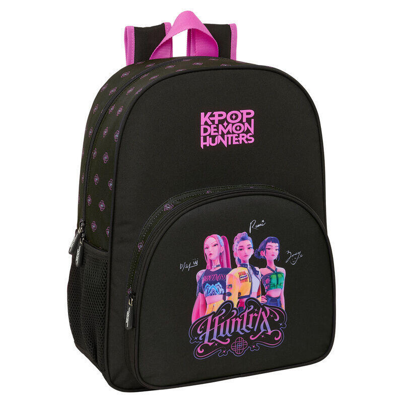 Mochila Negra Kpop Demon Hunters