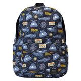 Mochila Nylon 40th Anniversary Regreso Al Futuro Loungefly 44cm