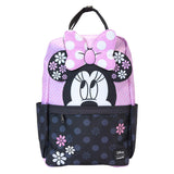 Mochila Nylon Floral Rock The Dots Minnie Disney Loungefly