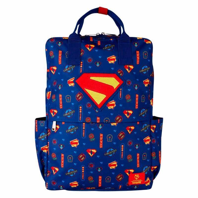 Mochila Nylon Superman Marvel Loungefly 43cm