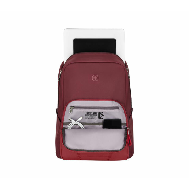 Mochila  Para Portátil Wenger Motion, Rojo Vino, Hasta 40,6 Cm (16") 612546