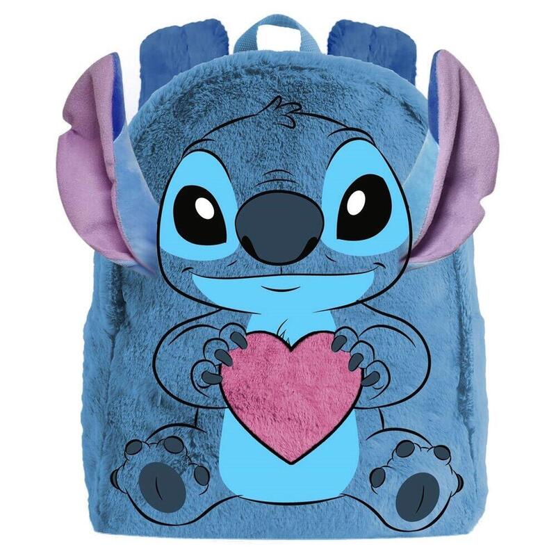 Mochila Peluche Corazon Stitch Disney
