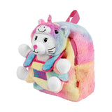 Mochila + Peluche Gato Emi 27cm