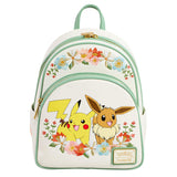 Mochila Pikachu & Eevee Floral Pokemon Loungefly
