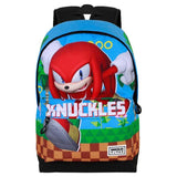 Mochila Run Knuckles Sonic The Hedgehog 44cm