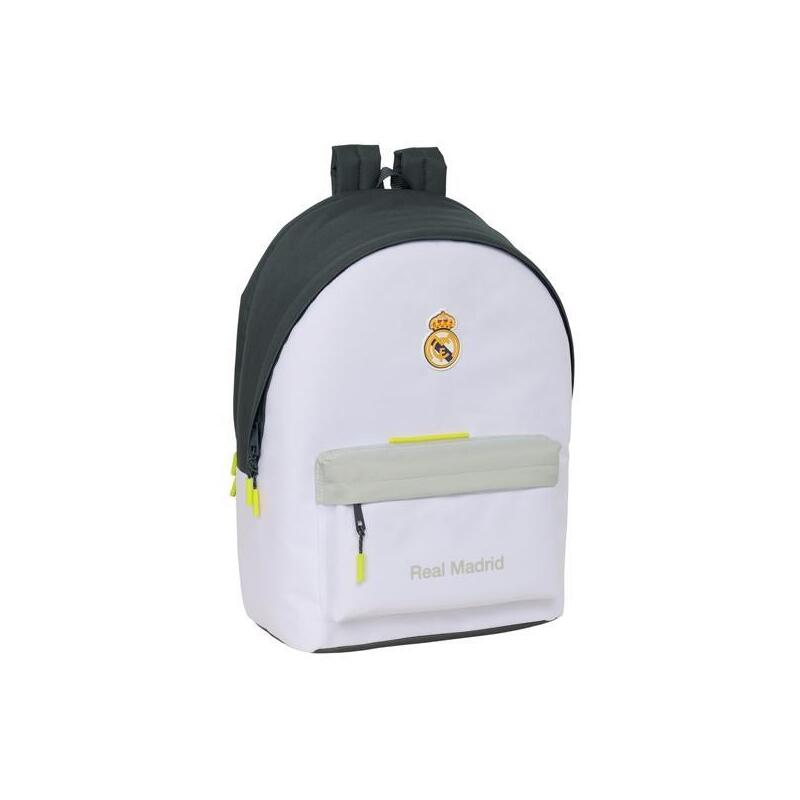 Mochila Safta  Doble Para Portatil 15,6"+Usb Real Madrid Equipación 25/26