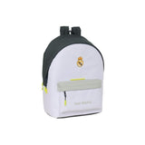 Mochila Safta  Doble Para Portatil 15,6"+Usb Real Madrid Equipación 25/26