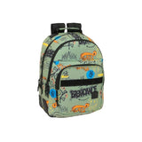 Mochila Safta Graffiti Zone Con 2 Compartimentos - Antirozaduras - Adaptable A Carro - Bolsillo Frontal - Portabotellas