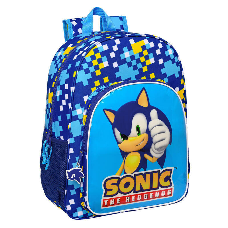 Mochila Speed Sonic The Hedgehog 42cm Adaptable