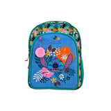 Mochila Toybags Primaria Stitch Tropical Doble Compartimento 44x30x20cm Adaptable A Carro