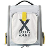 Mochila Transportín Para Mascota Breezy Xzone Pet Carrier Gris
