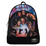 Mochila Trilogia De Precuelas Star Wars Loungefly 34cm