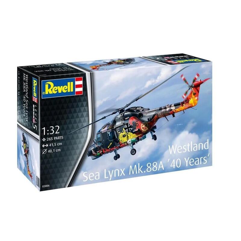 Model Plastikowy Helikopter Westland Lynx Spec Paint 1/32